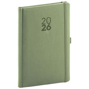 Týždenný diár 2026 A5 Diamante - olivová
