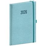 Týždenný diár 2026 A5 Rivoli - svetlo modrá