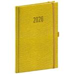Týždenný diár 2026 A5 Rivoli - žltozelená