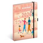 Týždenný diár 2026 A5 Rodinný diár