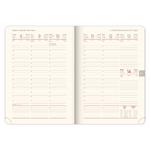 Týždenný diár 2026 A5 Twill - čierno-zlatá