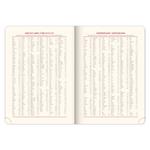 Týždenný diár 2026 A5 Twill - modro-zlatá