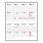 Týždenný diár 2026 Cyril PVC vreckový - modrá