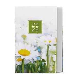 Týždenný diár 2026 Gustav Lamino vreckový - Kopretiny