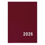 Týždenný diár 2026 Hynek PVC vreckový - bordó