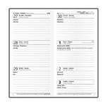 Týždenný diár 2026 Jakub Deny vreckový - červená