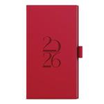 Týždenný diár 2026 Jakub Deny vreckový - červená