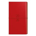 Týždenný diár 2026 Jakub Dueto vreckový diár + blok - červená