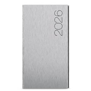 Týždenný diár 2026 Jakub ForMen vreckový - Silver