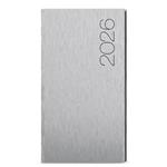 Týždenný diár 2026 Jakub ForMen vreckový - Silver