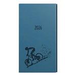 Týždenný diár 2026 Jakub Vivella s razbou vrecková - petrolejová - Bicykel