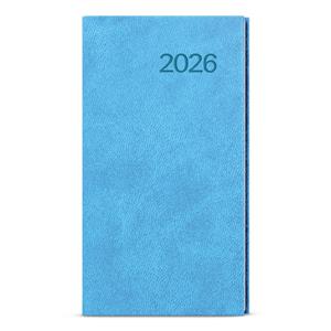 Týždenný diár 2026 Jakub Vivella vreckový - svetlo modrá