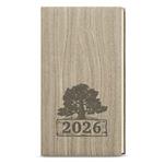 Týždenný diár 2026 Jakub Wood vreckový - svetlo hnedá