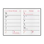 Týždenný diár 2026 Ladislav PVC vreckový - čierna