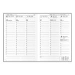 Týždenný diár 2026 Oskar Balacron A5 - modrá