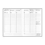 Týždenný diár 2026 Oskar Lamino Pastel A5 - modrá