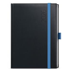 Týždenný diár 2026 Oskar Reno A5 - čierna