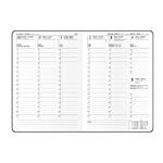 Týždenný diár 2026 Oskar Softy A5 - čierna