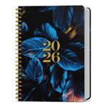 Týždenný diár 2026 Oskar Twin A5 - Modré listy