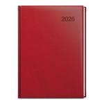 Týždenný diár 2026 Oskar Vivella A5 - bordó