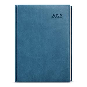 Týždenný diár 2026 Oskar Vivella A5 - petrolejová
