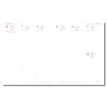 Týždenný diár 2026 prezident Carus - hnedá