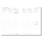 Týždenný diár 2026 Słowacki slovenský A5 Trendy - červená