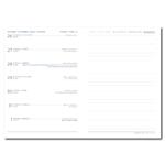 Týždenný diár 2026 slovenský Carus A5 s poznámkami - hnedá