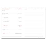 Týždenný diár 2026 Viva A5 s poznámkami - modrá