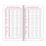 Týždenný diár 2026 vreckový Ajax - zlatá