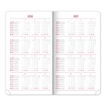 Týždenný diár 2026 vreckový Aprint - červená