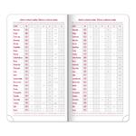 Týždenný diár 2026 vreckový Aprint - fialová