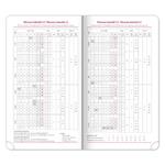 Týždenný diár 2026 vreckový Balakon - bordó