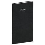 Týždenný diár 2026 vreckový Balakon - čierna
