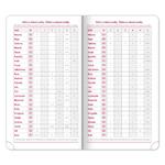 Týždenný diár 2026 vreckový Balakon - tmavo modrá