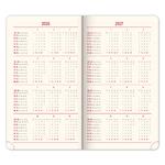 Týždenný diár 2026 vreckový Diamante - čierna