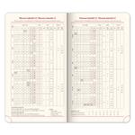 Týždenný diár 2026 vreckový Diamante - modrá