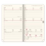 Týždenný diár 2026 vreckový Twill - modro-zlatá