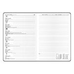 Týždenný diár 2026 Zoro Flexi A5 - okrová