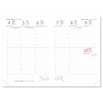 Týždenný diár A5 2026 Gommato - červená