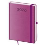 Týždenný diár A5 2026 Print Pop - fialová