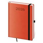 Týždenný diár A5 2026 Print Pop - oranžová