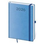 Týždenný diár A5 2026 Print Pop - svetlo modrá