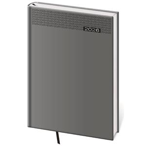 Týždenný diář B5 2026 Gommato - sivá