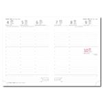 Týždenný diář B5 2026 Print Classic - čierna