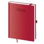Týždenný diár B6 2026 Print Pop - malinová