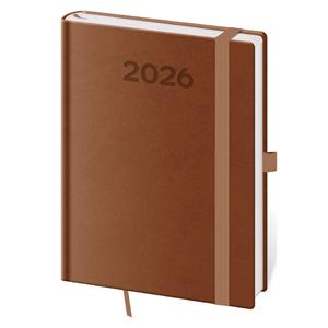 Týždenný diár B6 2026 Print Pop - mousse