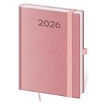 Týždenný diár B6 2026 Print Pop - ružová