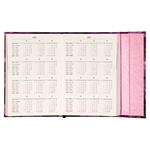 Týždenný magnetický diár 2026 B6 Fialová kvety