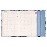 Týždenný magnetický diár 2026 B6 Porcelánový kvet